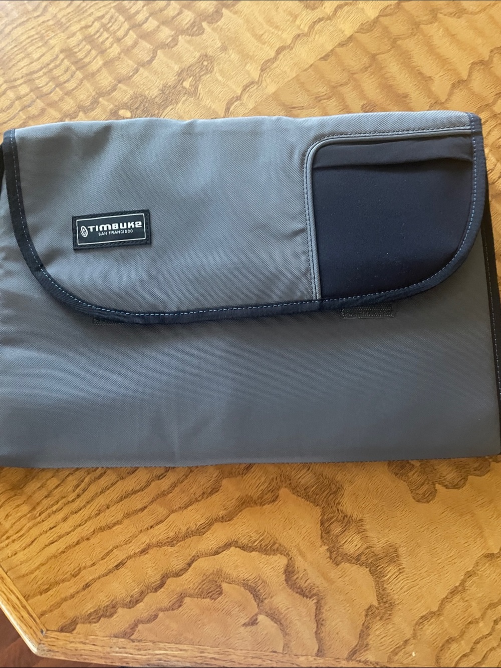 Timbuk2 Gray Laptop Sleeve with Black Accent Pocket